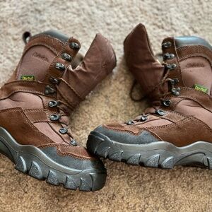 Brown Waterproof Hiking Boots - Rugged Outdoor Trail Boots
